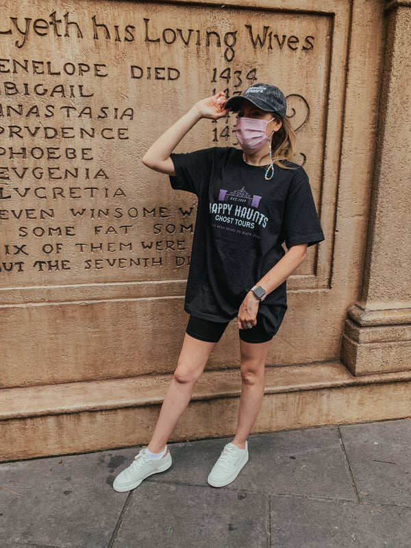 Happy Haunts Tee — Black